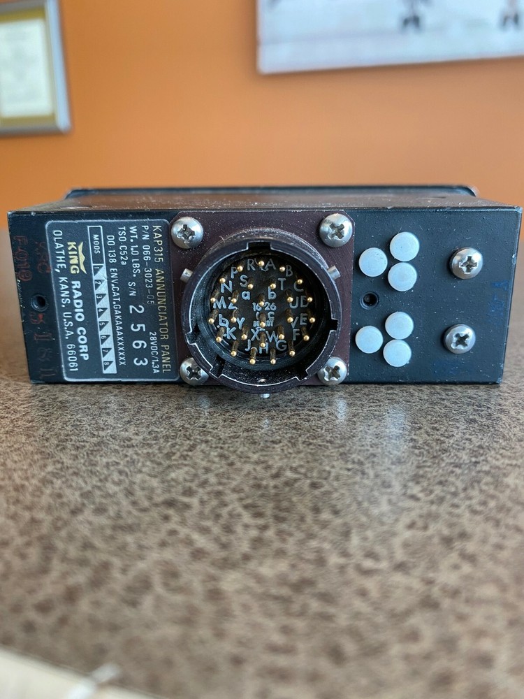 King KAP 315 Annunciator Panel