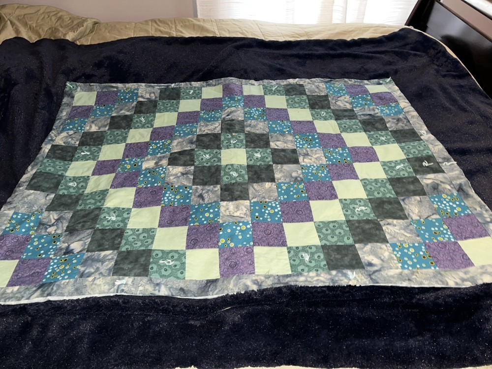 Handmade Quilt 29" x 39"
