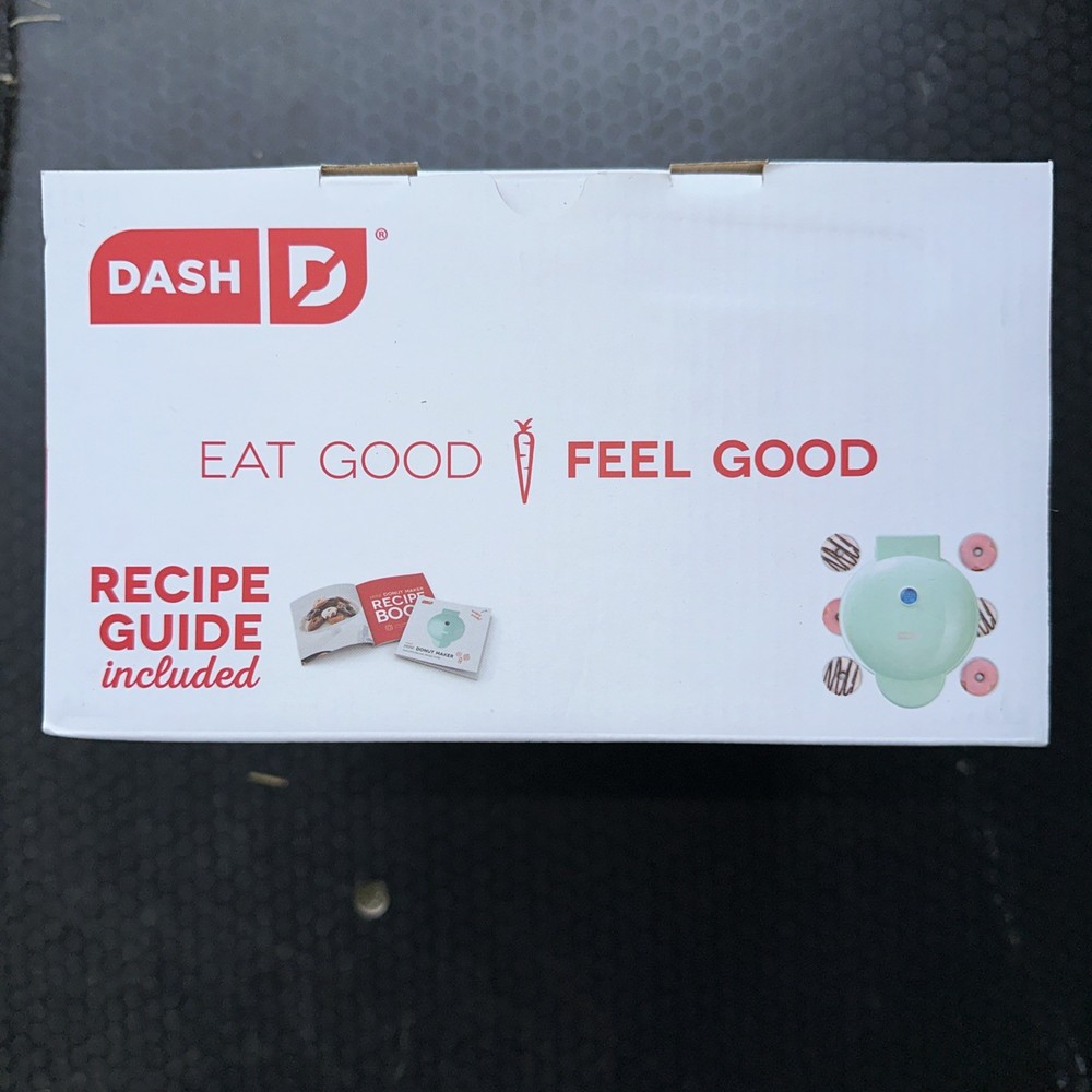 Dash Express Mini Donut Maker MINT GREEN Non-Stick Coating. NEW IN BOX