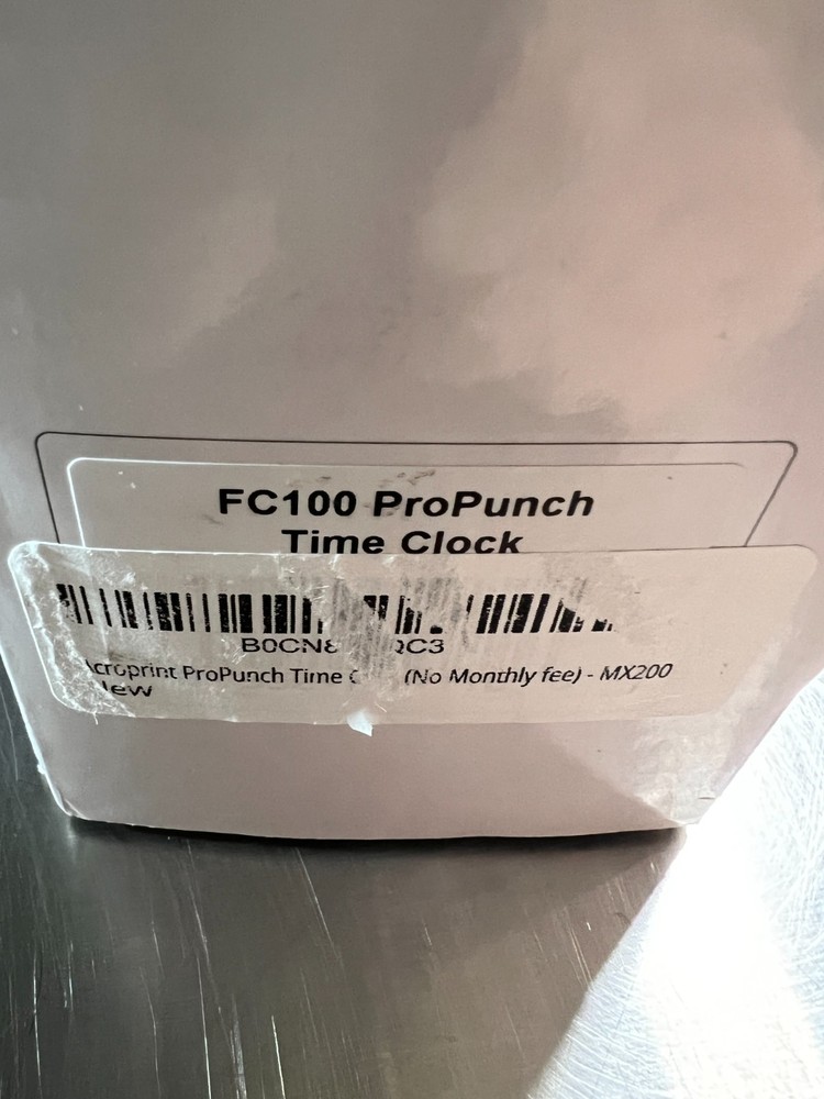 Acroprint ProPunch Biometric Fingerprint Time Clock MX200