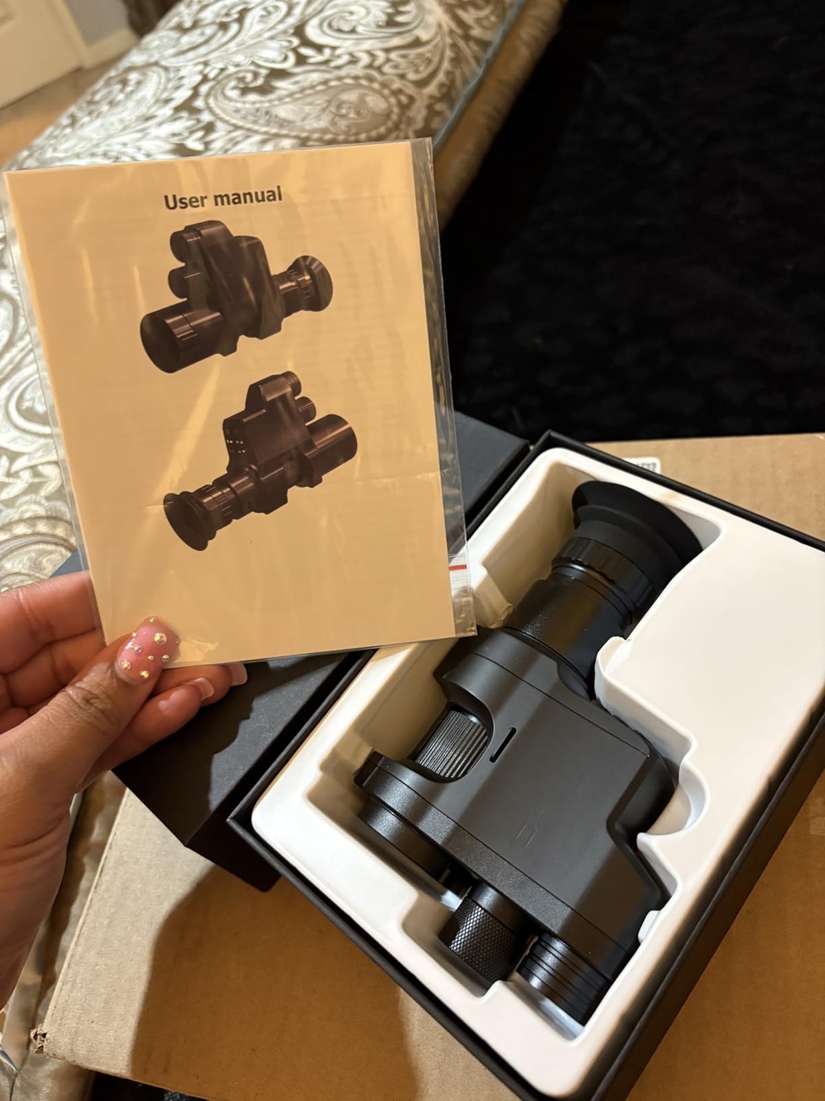 GOYOJO Night Vision Scope for Rifle Optics 1920x1080 OLED Monocular Day&Night