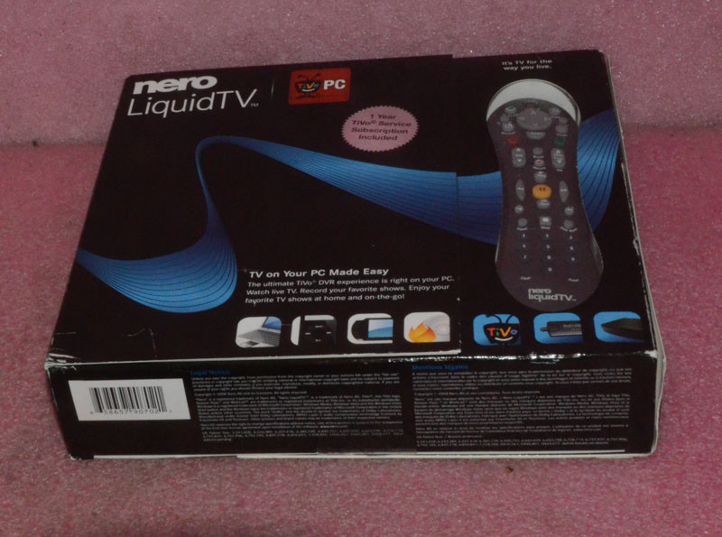 Nero LiquidTV TIVO PC.