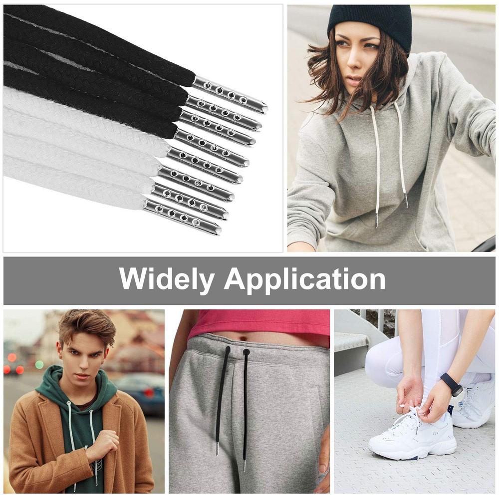 12PCS Drawstring Cord, 57 Inch Drawstring for Sweatpants, Drawstrings Replace...