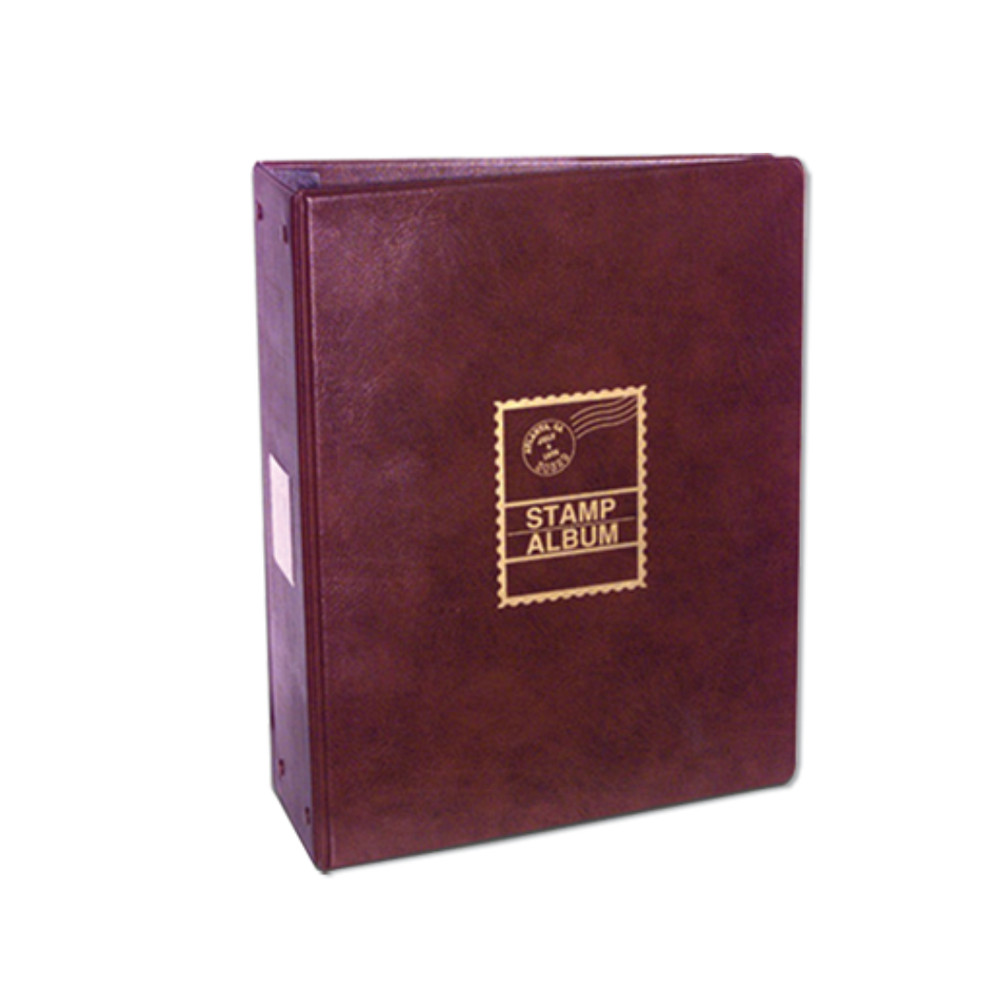 H.E. Harris Heirloom Stamp Binder (Empty) - Deluxe 2-Post Heritage Album Cover