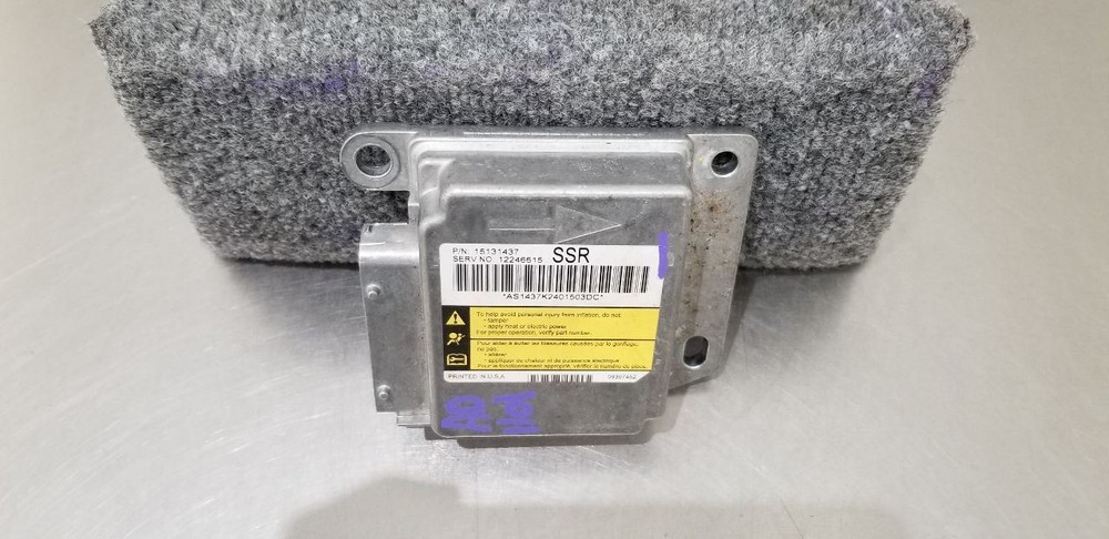 04 CHEVY SSR SRS CONTROL MODULE 12246615