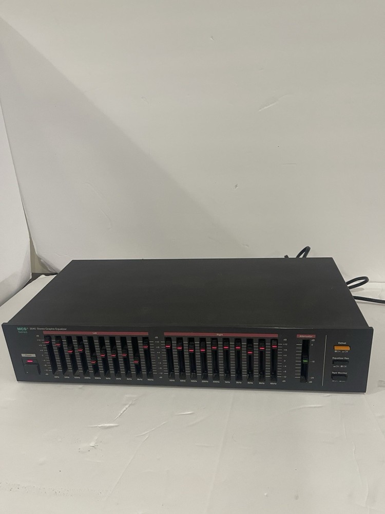 VTG MCS Series 3040 Stereo Graphic Equilizer Working