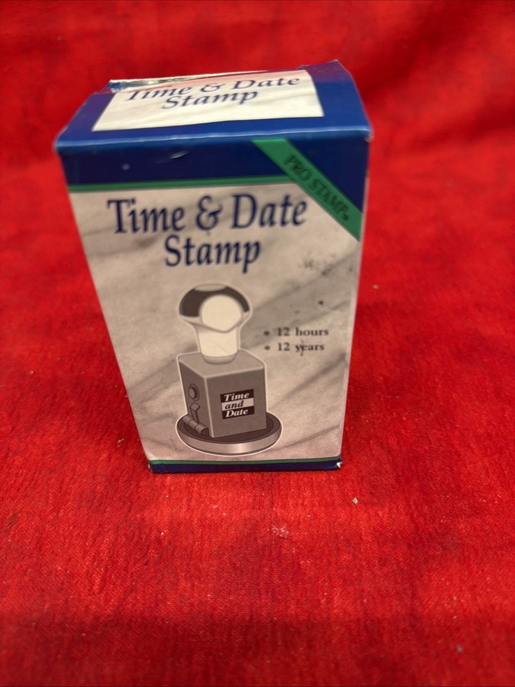 TIME & DATE STAMP SELF-INKING DOCUMENT AUTHENTICATION (t10)