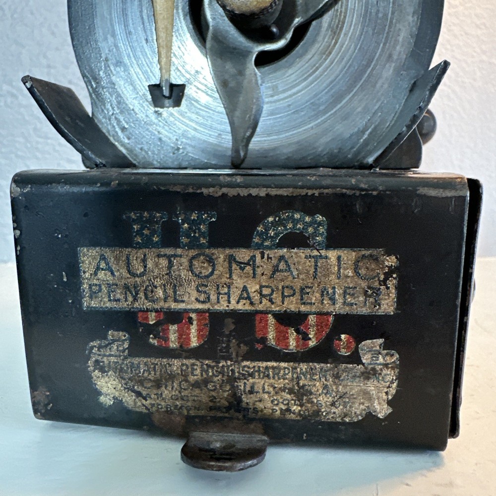 Antique US Automatic Pencil Sharpener Working Condition