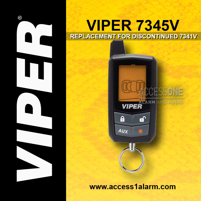 Viper 489V 2-Way LCD Remote Control Replacement Transmitter 7345V For Viper 5002
