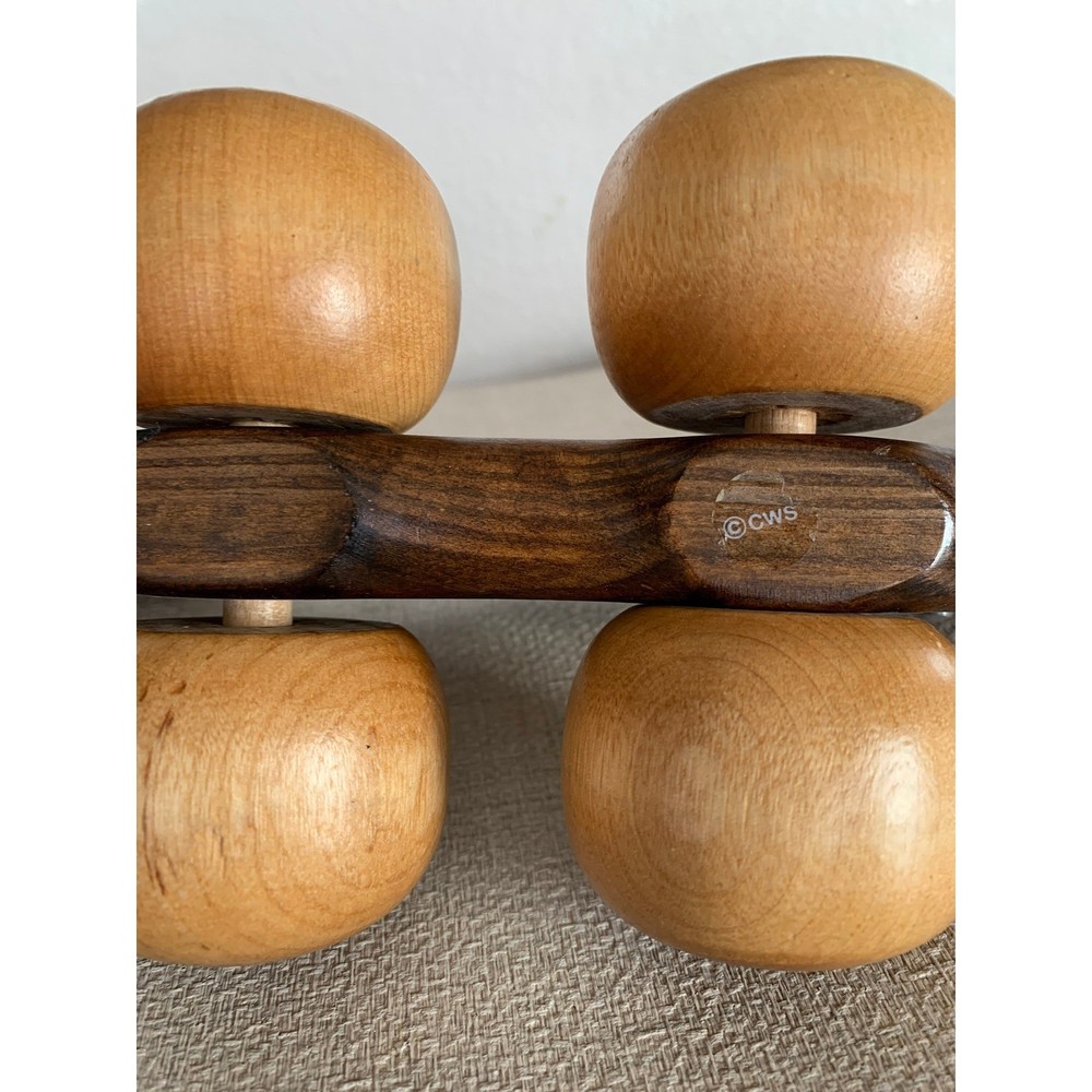 Vintage CWS wood push toy