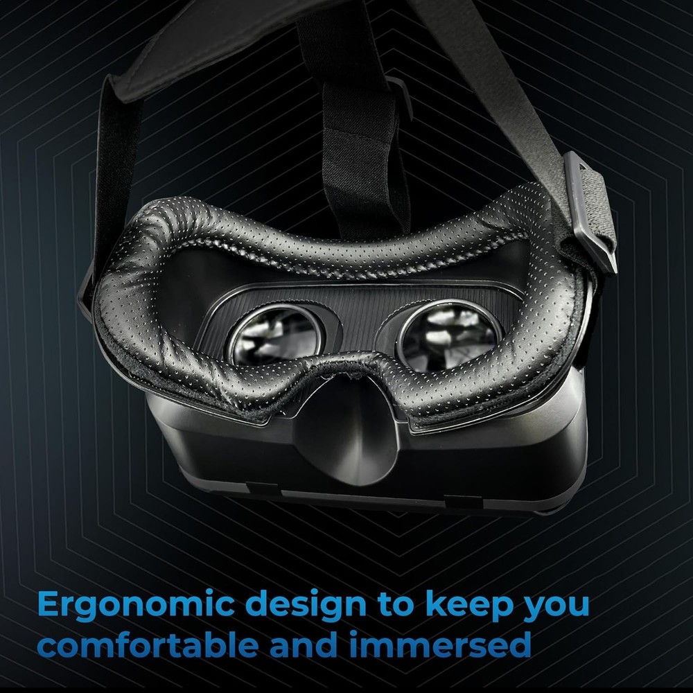 Universal Mobile VR Glasses - Adjustable IPD for iPhone, Android & Windows Users