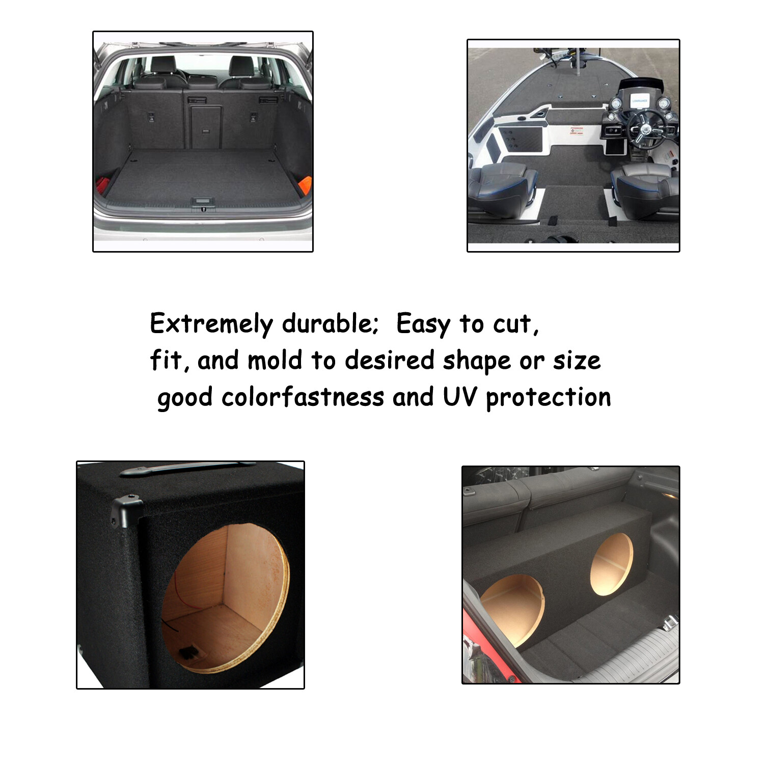 Carpet for Speaker Sub Box Home,Auto,RV,Boat,Marine,Truck&Car Trunk Liner Lot