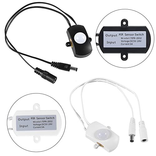 2PCS Mini Pir Motion Sensor Switch DC 5-24V Auto PIR Infrared Motion Sensor D...