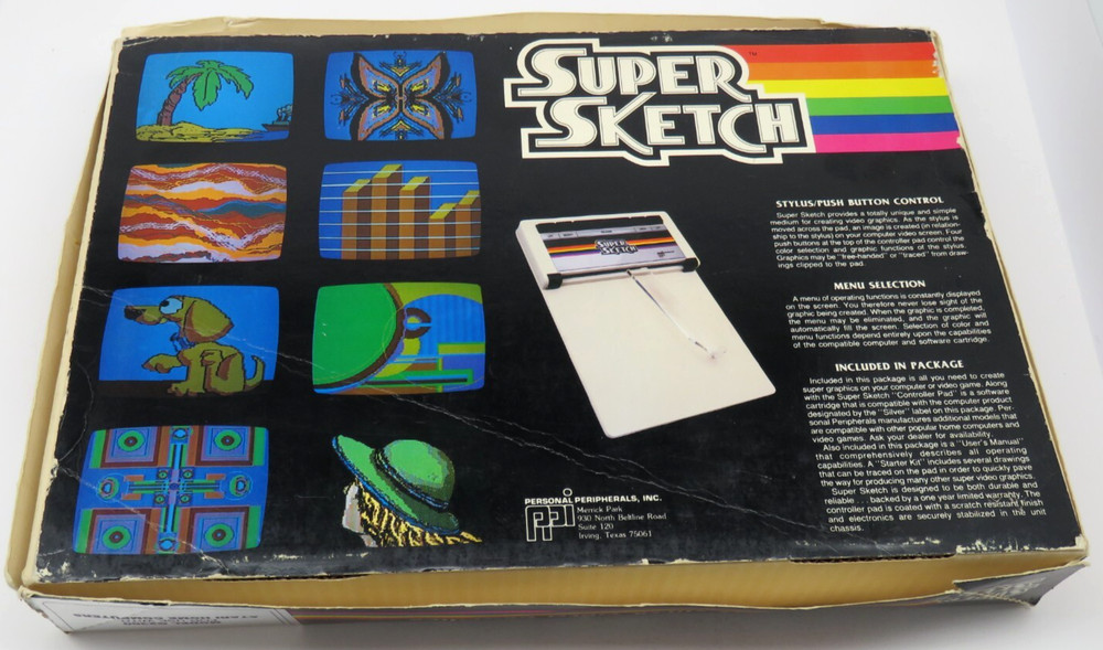 Super Sketch G2300 (1984) for Atari Home Computers Video Graphics #2