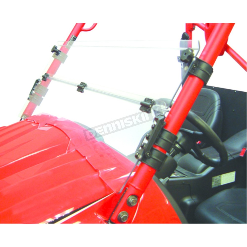 Direction 2 Clear Front Half Folding Windshield - TERYXWS1001