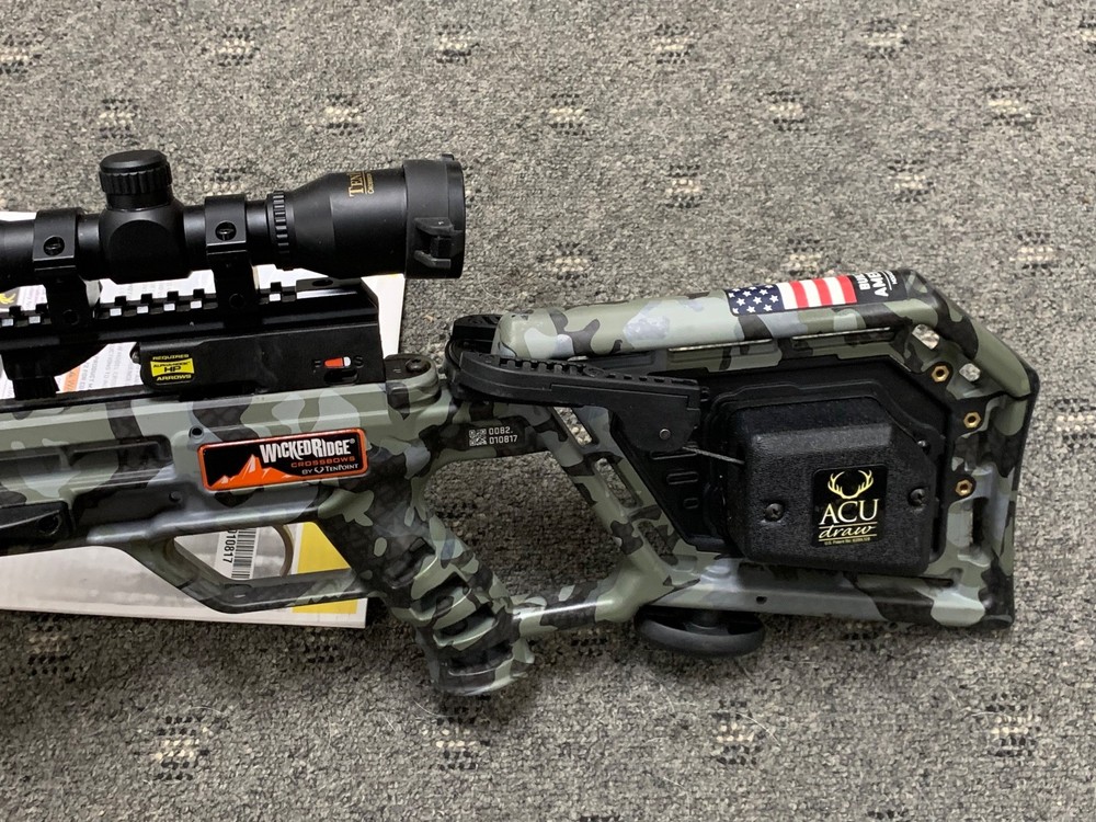 Wicked Ridge Commander M1 Crossbow- w/ Tenpoint Scope & AcuDraw