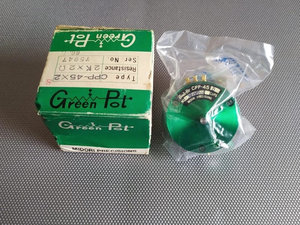 GREEN POT MIDORI PRECISIONS RESISTANCE CPP-45B POTENTIOMETER CPP-45 SERIES NEW