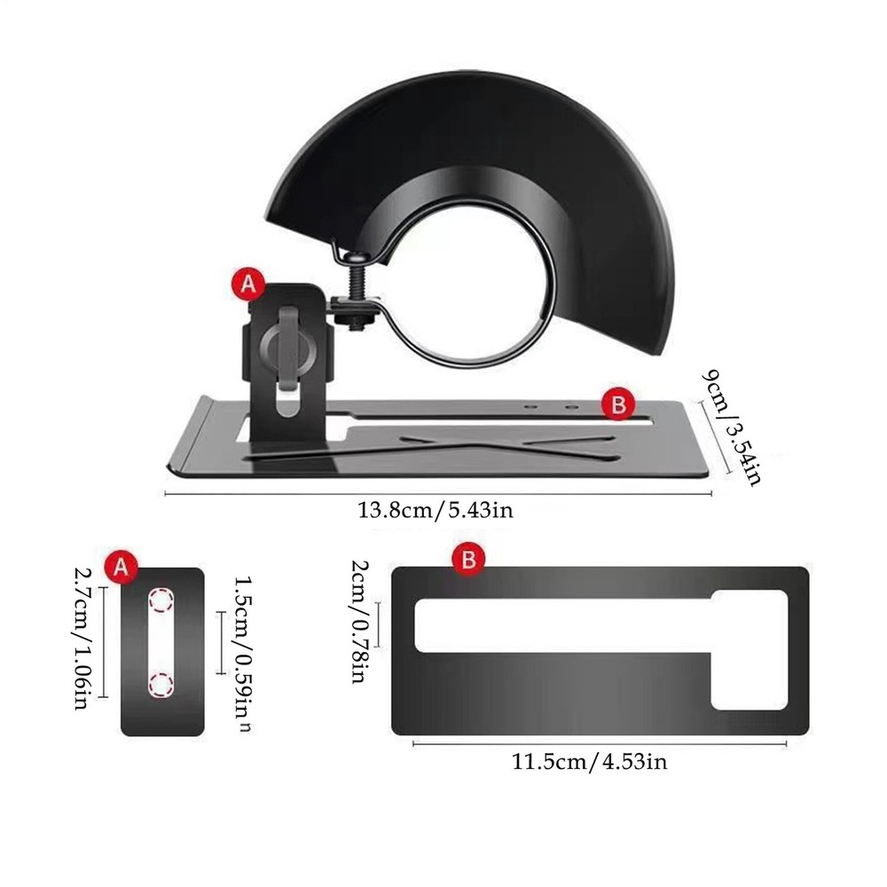 Inferright Cutting Stand Protective Cover Kit For Angle Grinder Adjustable