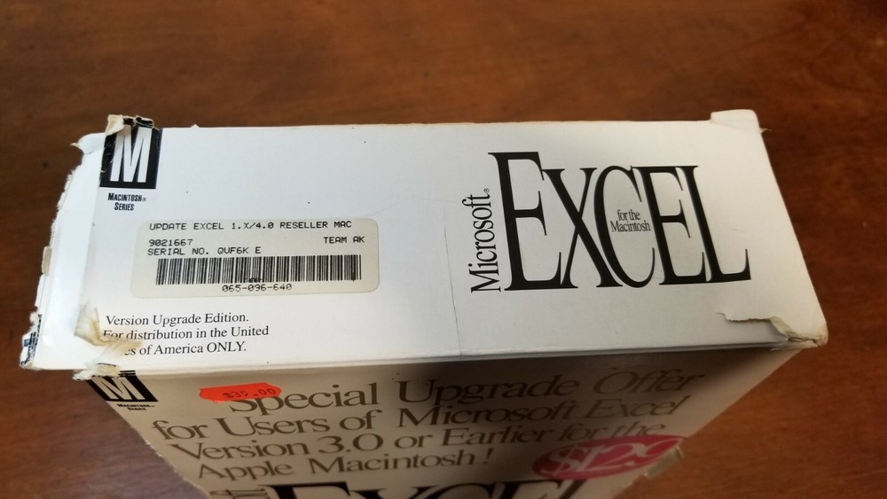Vtg Microsoft Excel User'sGuides Version 4.0 For Apple Macintosh NO DISKETTES