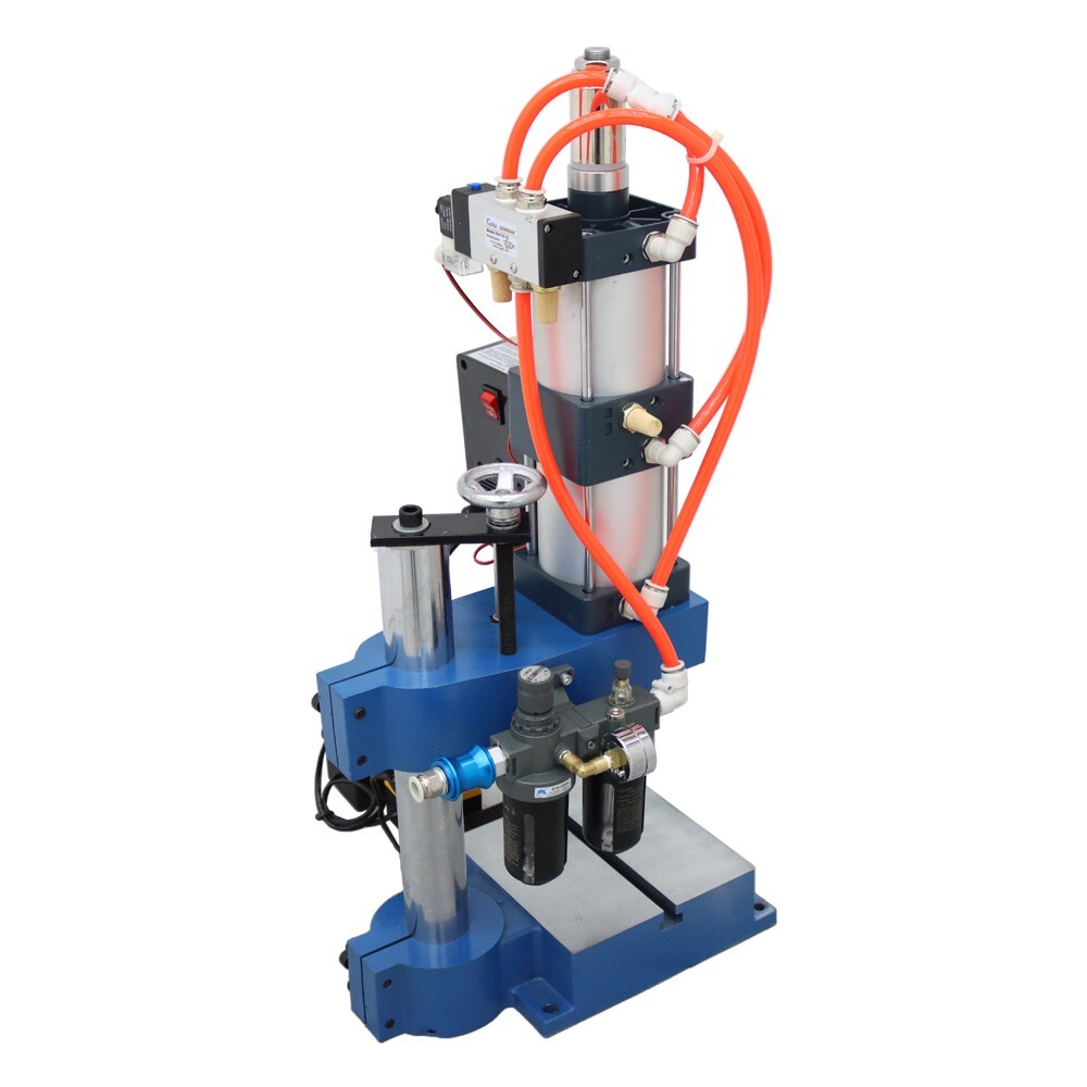 Pneumatic Punch Press 1 Ton Sheet Metal Hole Press Machine W/Display Controller