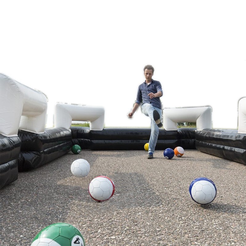 Inflatable Snook Human Billiards Inflatable Pool Table Outdoor Game