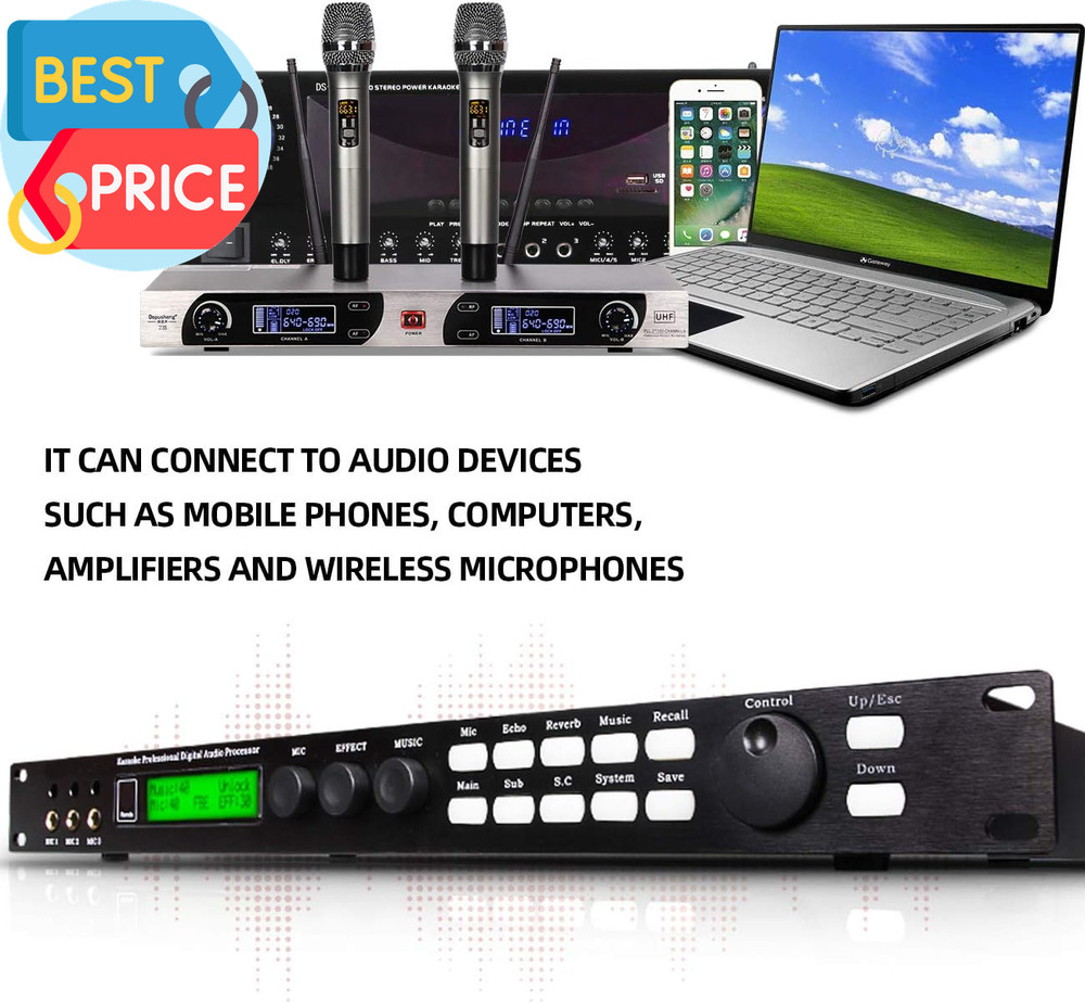 X5 Digital Mixer Reverberator Microphone KTV Karaoke Audio Processor