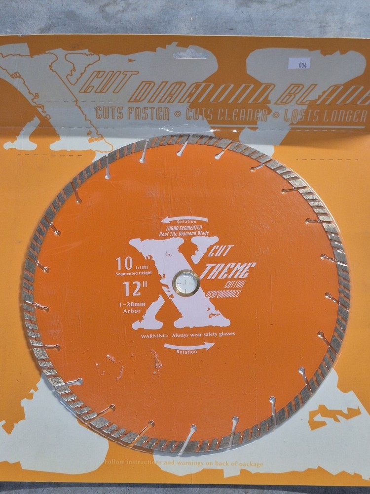 12" TURBO SEGMENTED DIAMOND ROOF TILE BLADE