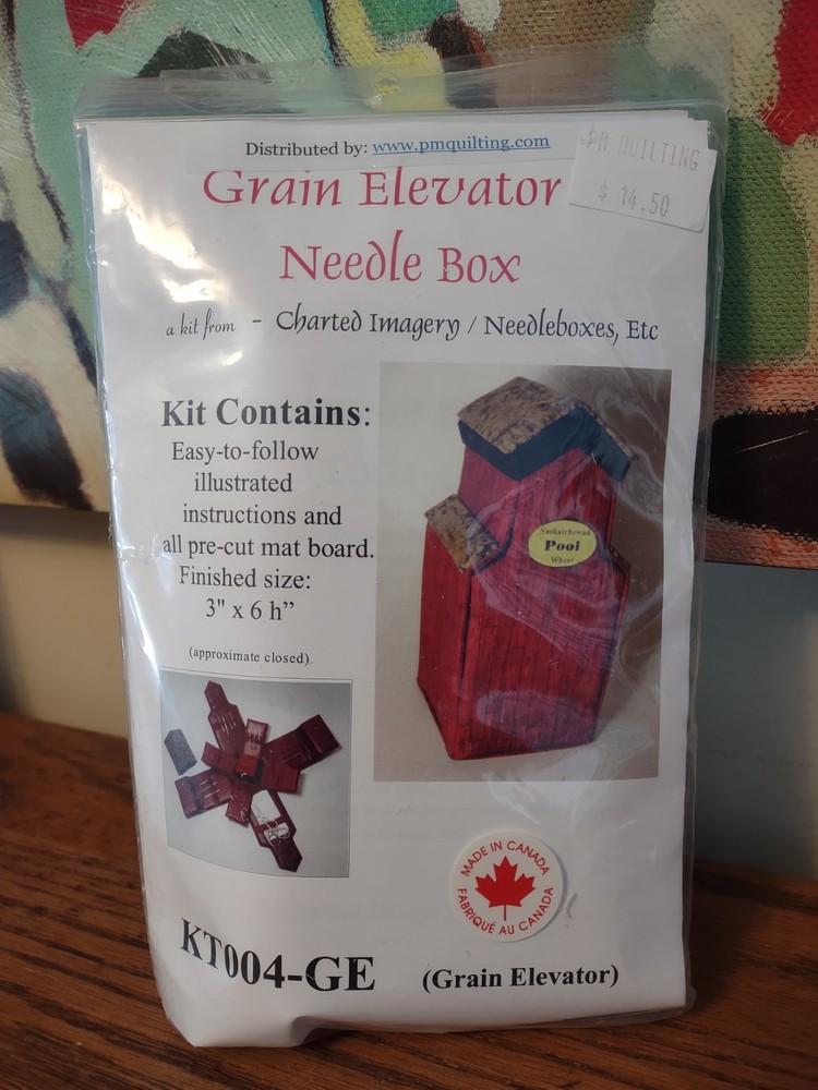 Grain Elevator Needle Box Kit Sewing Craft Storage PMQuilting Storage