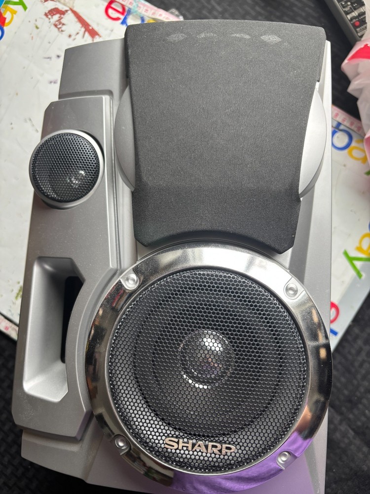 Sharp CD-BA150 Mini Component System with Pair CP-BA150 Speakers Tested CD Error
