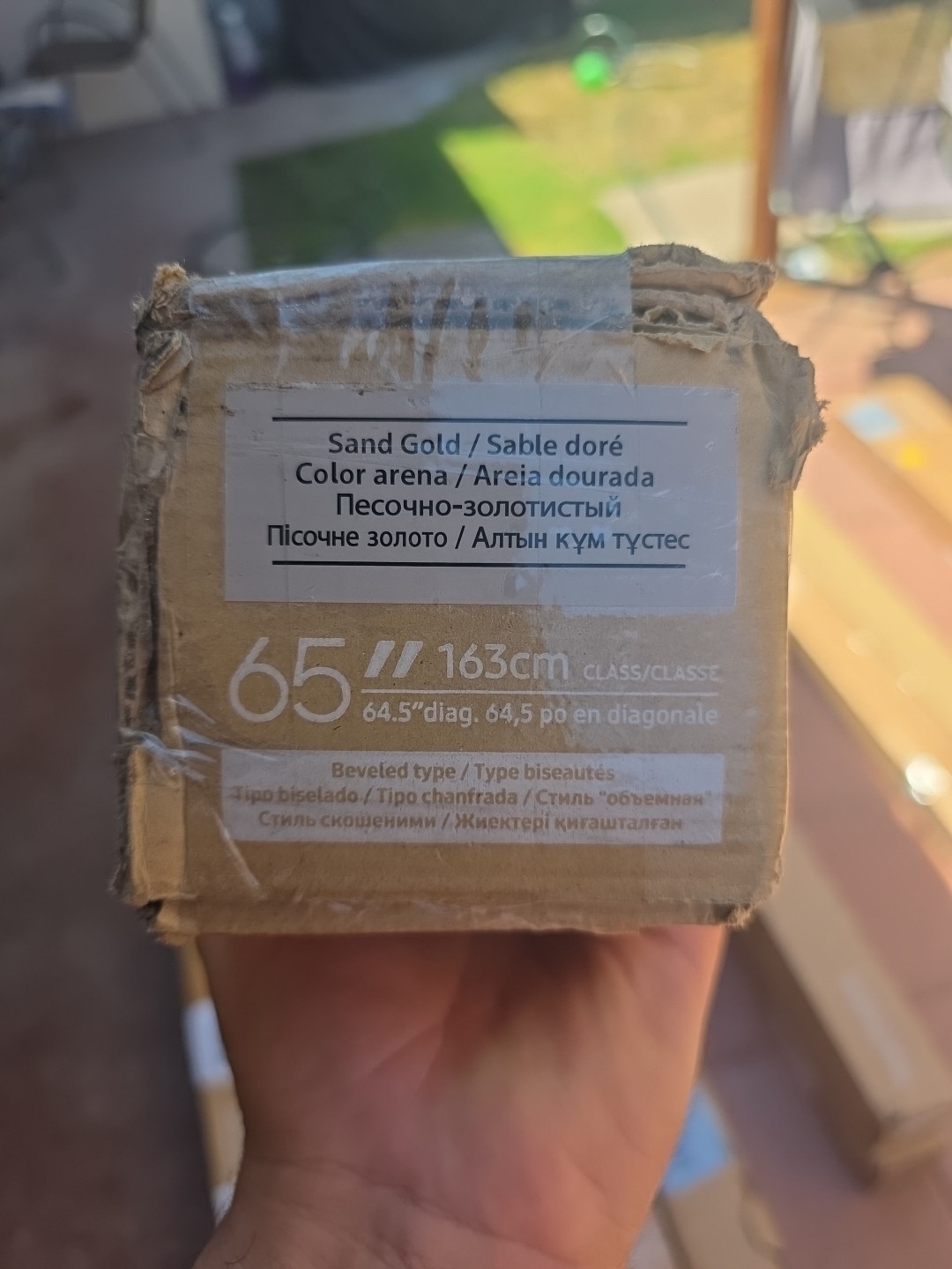 Samsung Bezel for 65" The Frame TV 2021-2025 & Frame Pro 2025 - Sand Gold Metal