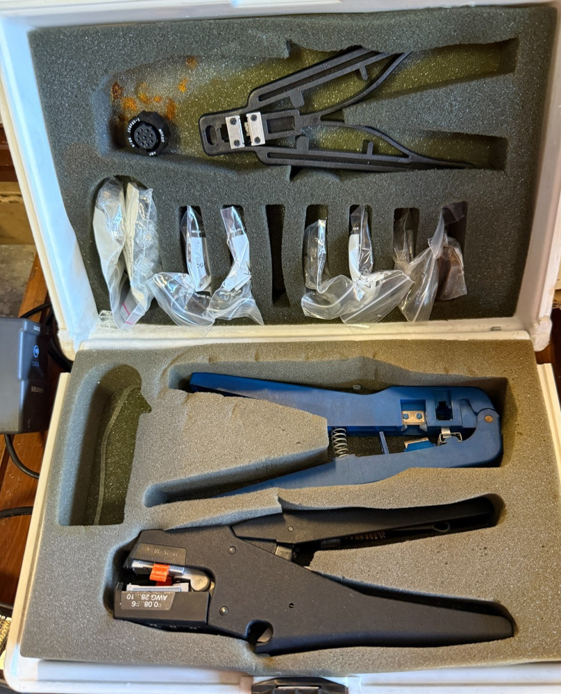 Cable Crimping Tool Set with Accessories AWG 28