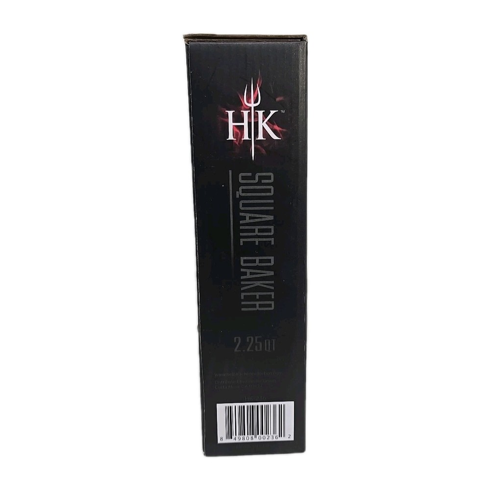 HELL'S KITCHEN Rectangular Baker 2.25 Qt - Red Exterior New in Box VSA