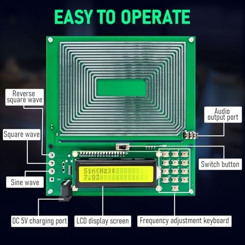 Schumann Wave Frequency Generator Adjustable Sine Resonance Pulse Device Ultra