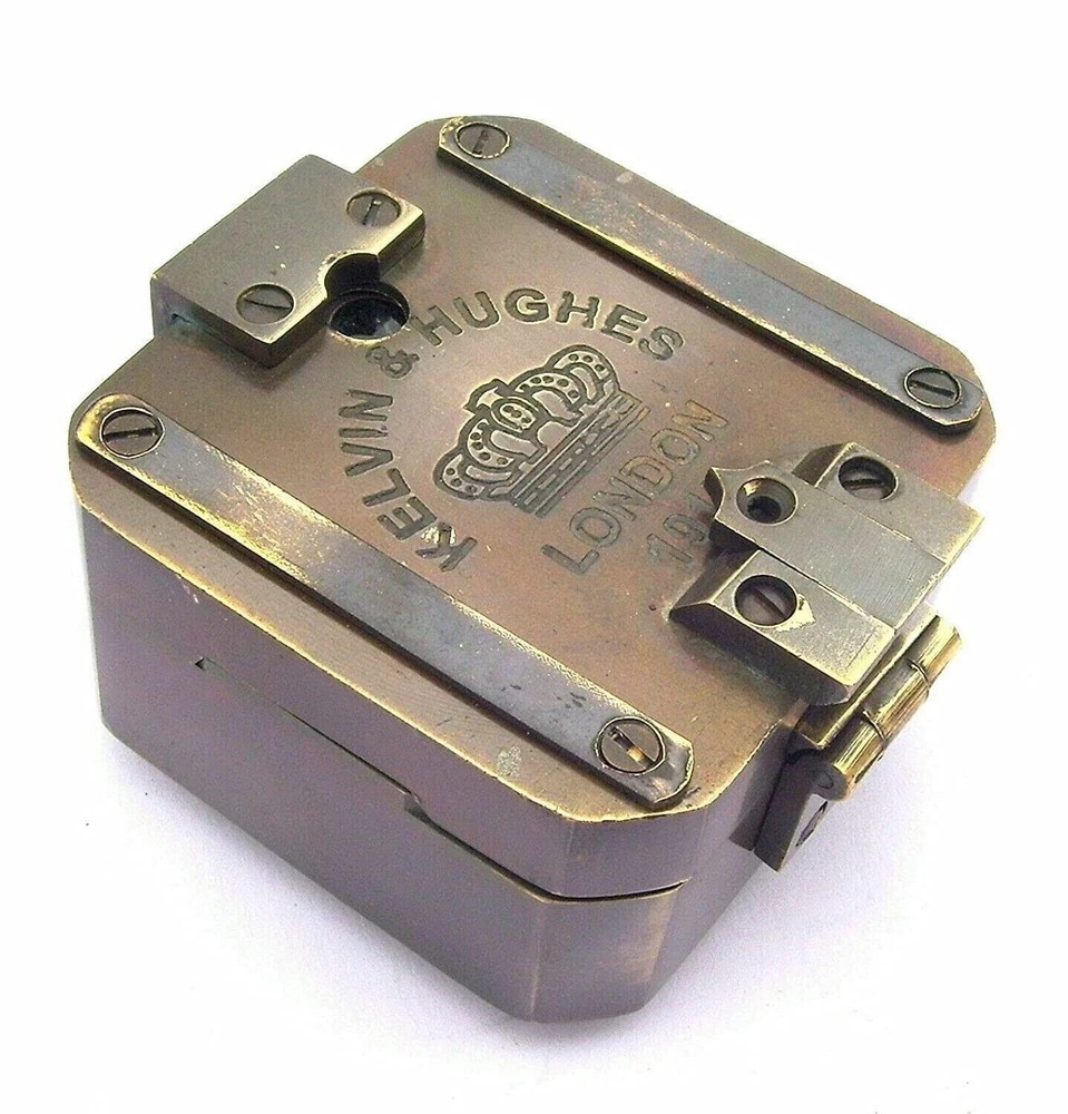 Vintage Brass Compass Transit Survey Instrument