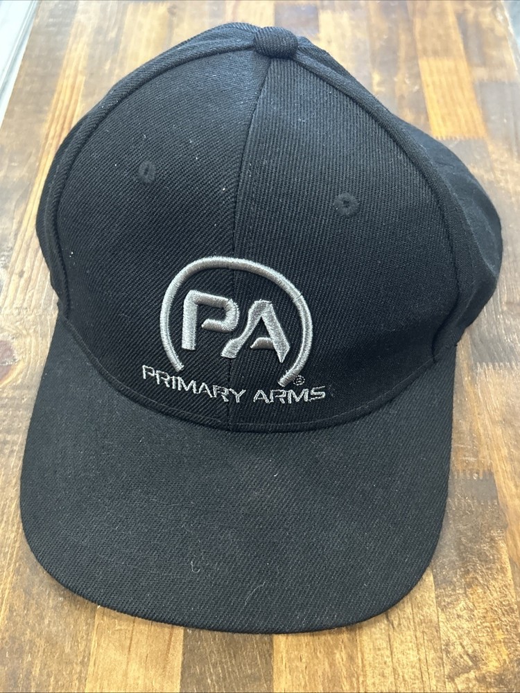 Primary Arms Black Hat, Snapback Adjustable Baseball Cap