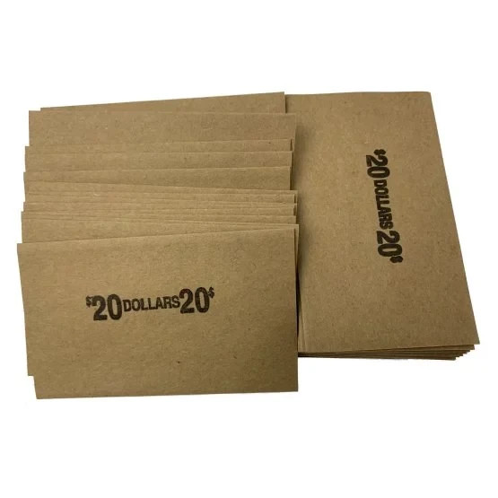 Large Dollar Flat Coin Wrappers, Eisenhower, IKE, Peace, 40 pack