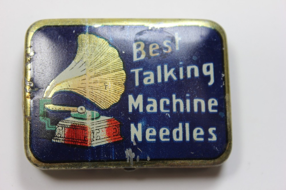 BEST TALKING MACHINE  Gramophone Phonograph needles TIN Full