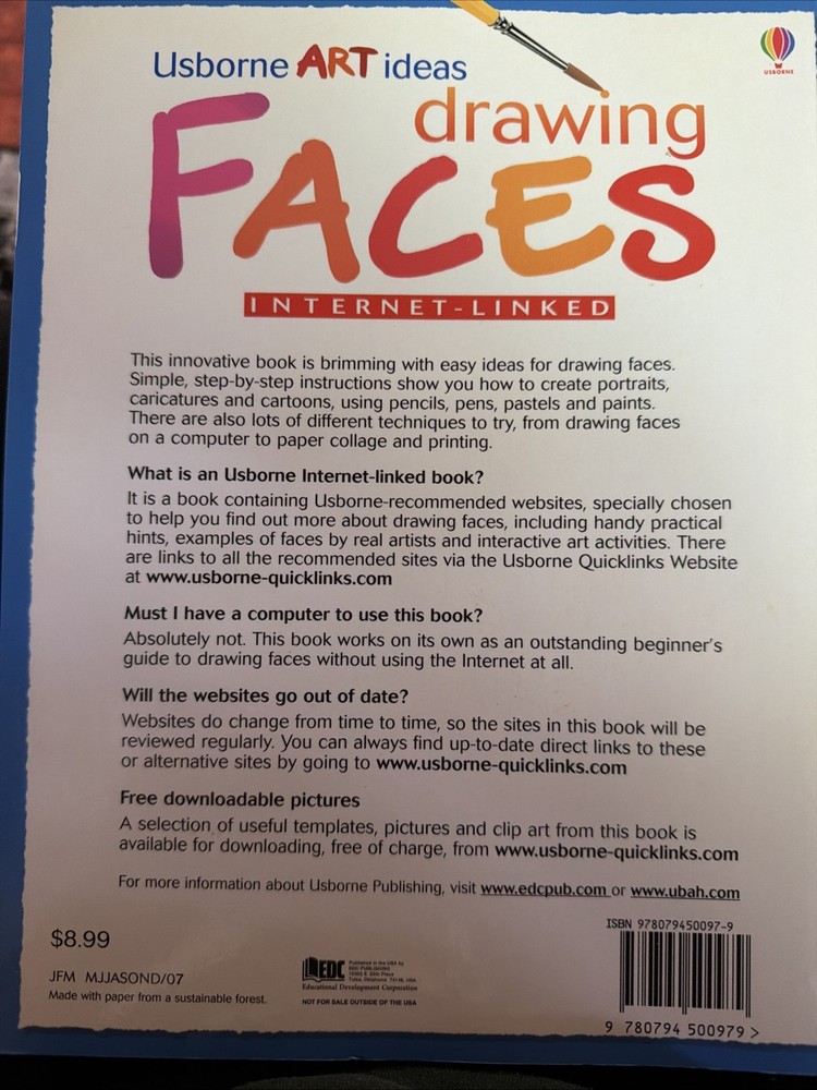 Usborne Art Ideas Drawing Faces