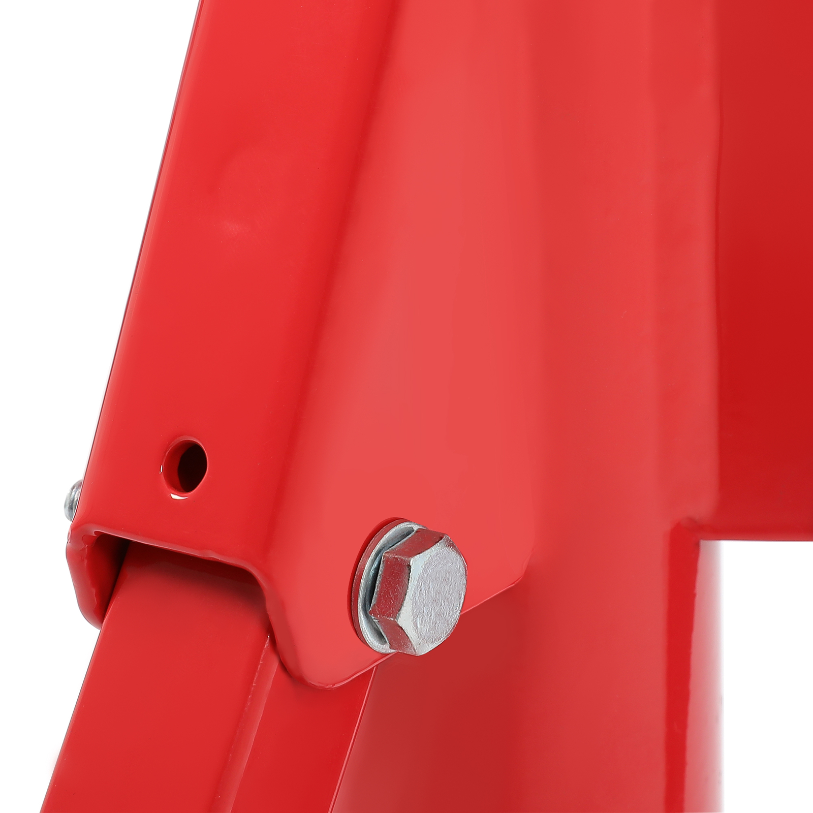 28"-52" Height 2500LB Steel Red V-Head Pipe Stand Folding Tripod Jack