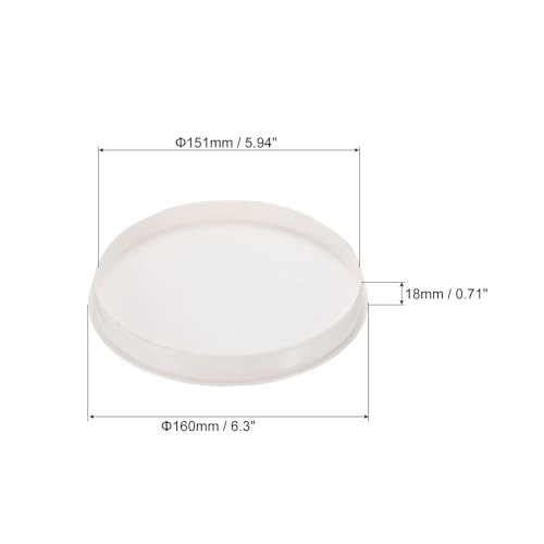 PVC Pipe End Cap Fitting, 1 Pack Furniture Grade Plug Coupling Socket 151mm