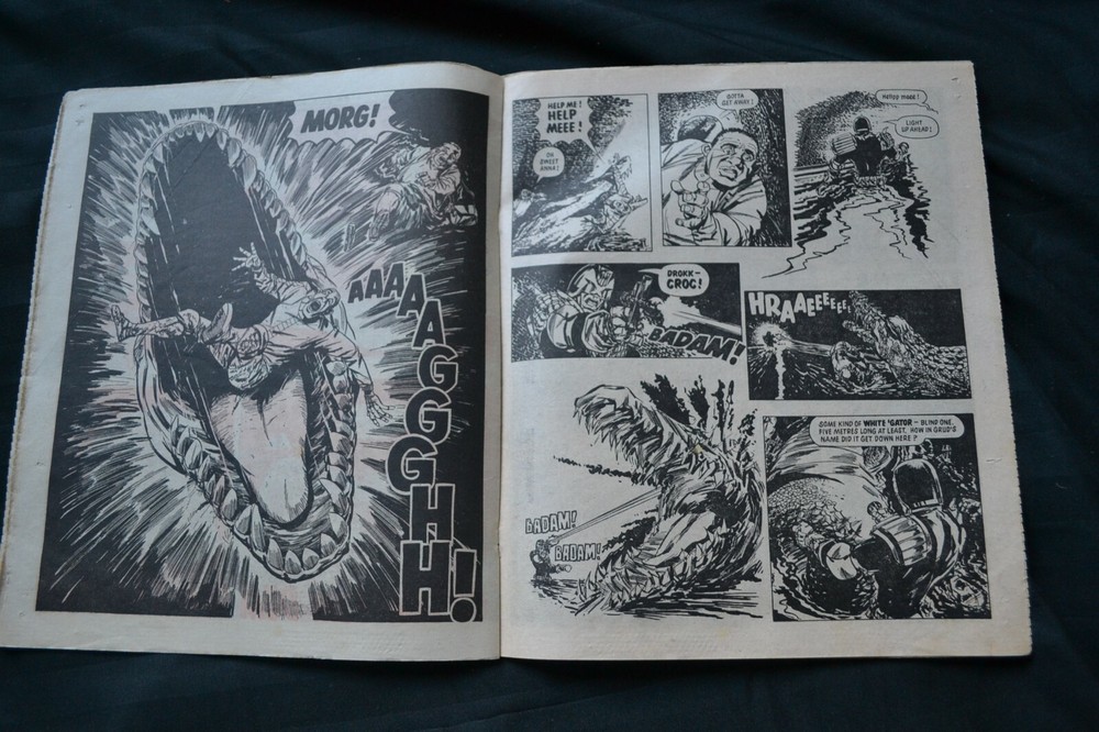 2000AD Comic Issue Prog #384 22/09/84 September 22nd 1984 Dredd vs Gator