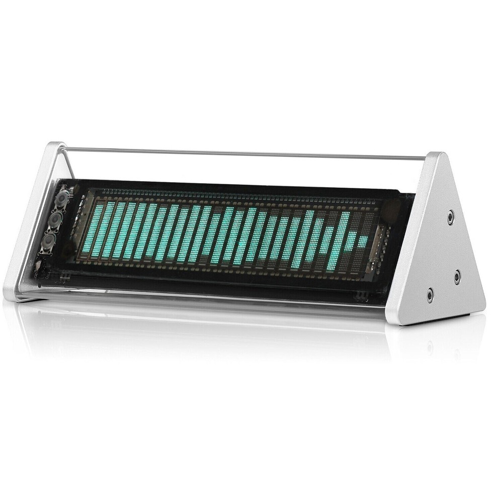 VFD Clock Music Spectrum Analyzer VU Meter Bluetooth 5.0 Receiver Audio Switcher