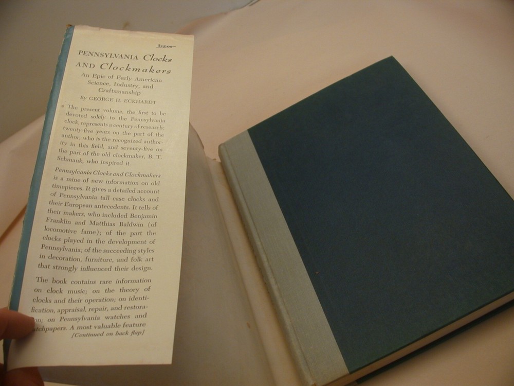 Book 2,632 - Pennsylvania Clocks and Clockmakers by George H. Eckhardt