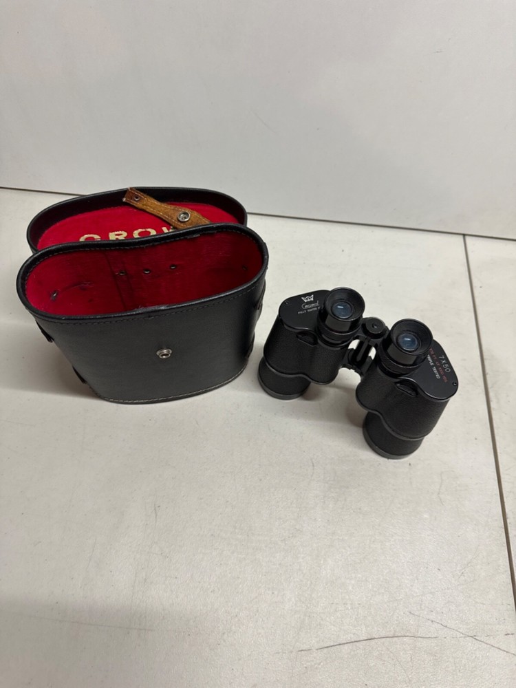 vtg Crown 7 X 50 binoculars with case