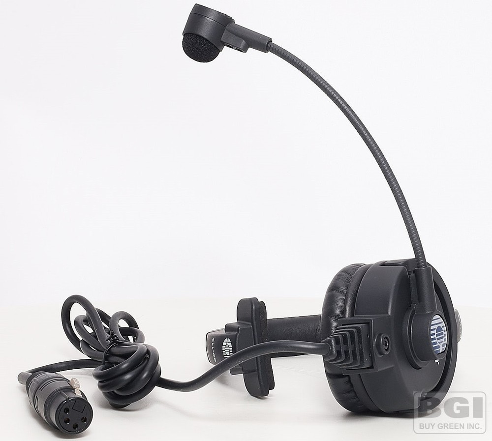 ClearCom HME CC-110 Intercom Headset + Dynamic Microphone 4 Pin Female XLR Plug