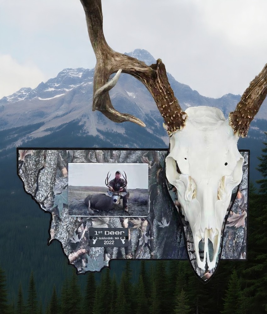 European mount Camo covered state
