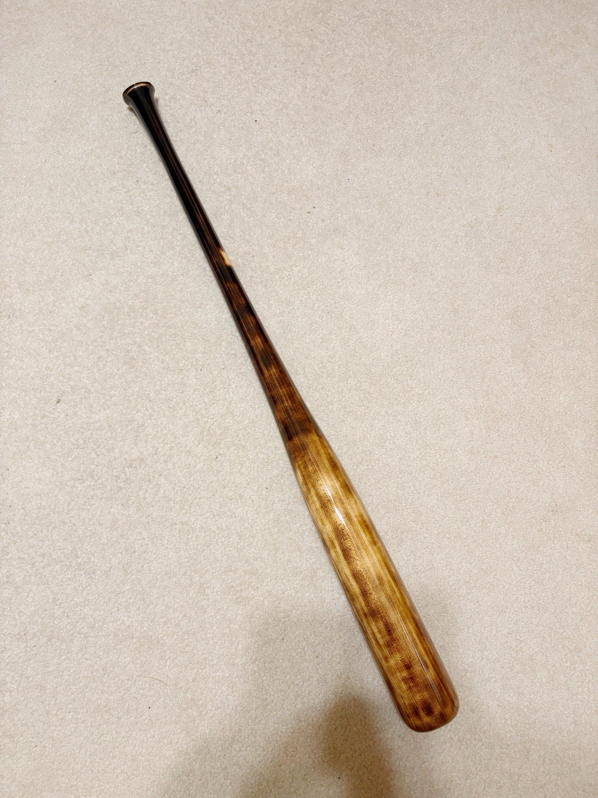 Hybrid Handle Maple Wood Baseball Bat 33in 30.5oz. Full Tapered Flame Treated