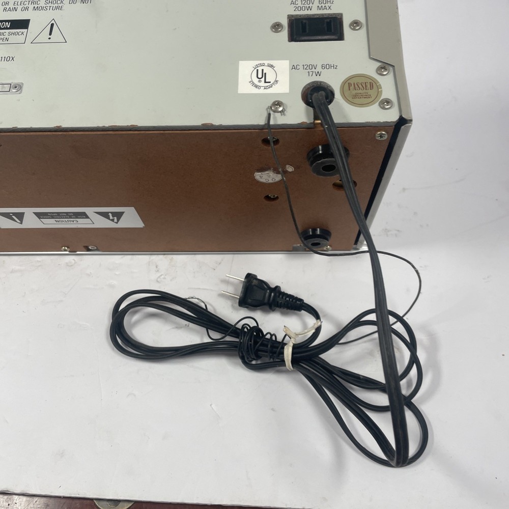 Vintage BSR EQ-110X Stereo Frequency Equalizer - Tested Working