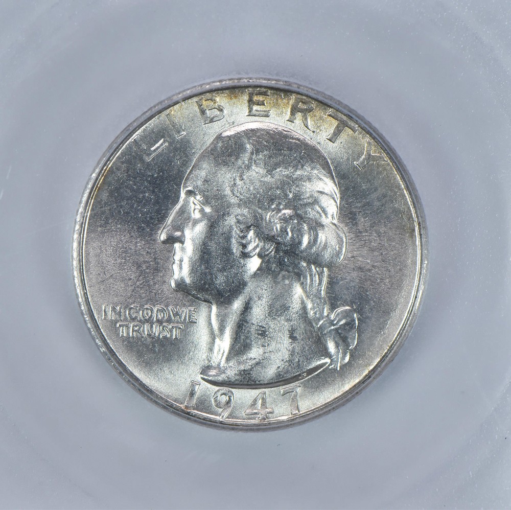 1947-S Washington Quarter MS66 ICG