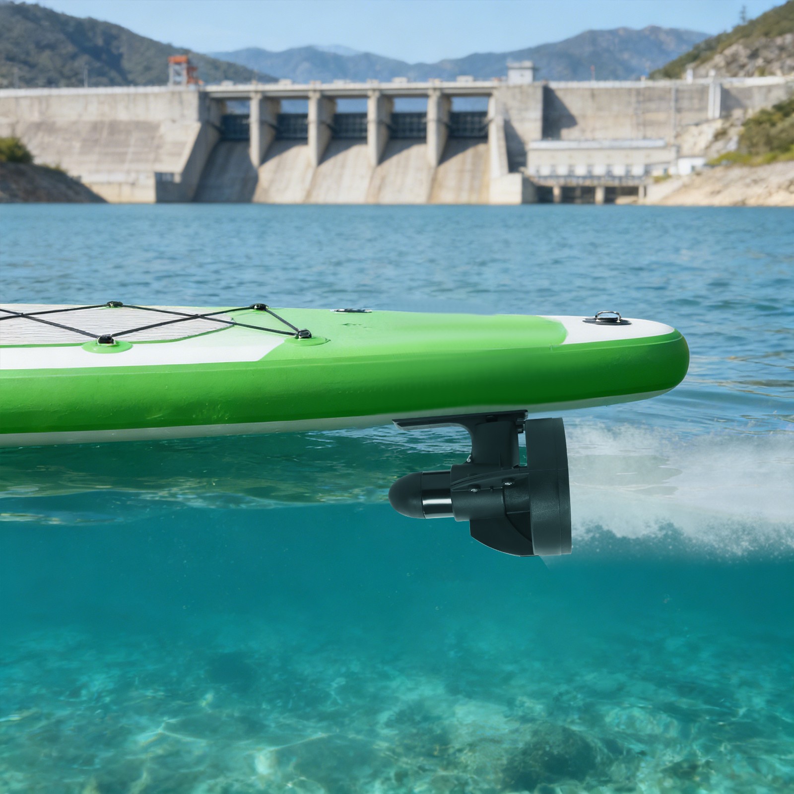 SUP Propeller Propulsion Stand Up Paddle Board Motor Underwater Thruster 288W